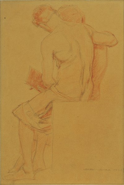 pintor y modelo de Josef Wawra