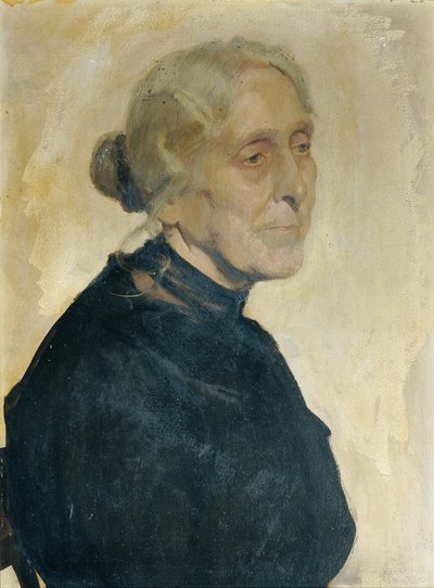 Retrato de una anciana de Josef Wawra