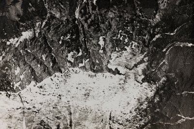 Vista aérea de la zona de guerra de Josef Zohles