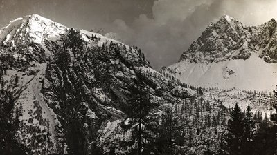 Zona de guerra en los Alpes de Josef Zohles