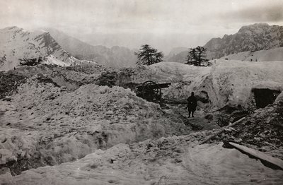 Trincheras en la nieve de Josef Zohles