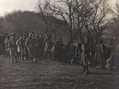 Álbum "Meine weltkriegs - Erinnerungen South-West Front (Carintia, Italia, Tirol del Sur) 31/03/1915-12/11/1918 - Josef Zohles Wien": prisioneros de Josef Zohles