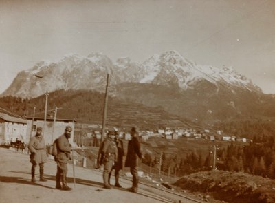 Álbum "Meine weltkriegs - Erinnerungen South-West Front (Carintia, Italia, Tirol del Sur) 31/03/1915-12/11/1918 - Josef Zohles Wien": soldados austriacos en Italia de Josef Zohles