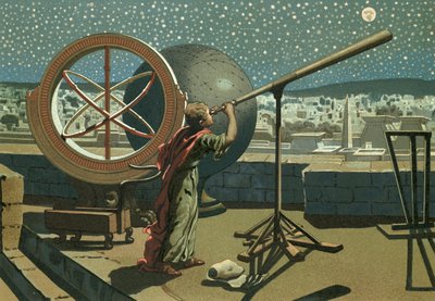 Hiparco en el observatorio de Alejandría de Josep or Jose Planella Coromina
