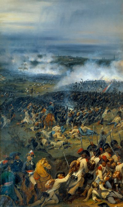 Guerras Revolucionarias: Batalla de Anderlecht el 13 de noviembre de Joseph Louis Hippolyte Bellange