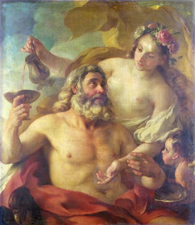 Júpiter, Hebe y Cupido de Joseph-Marie the Elder Vien