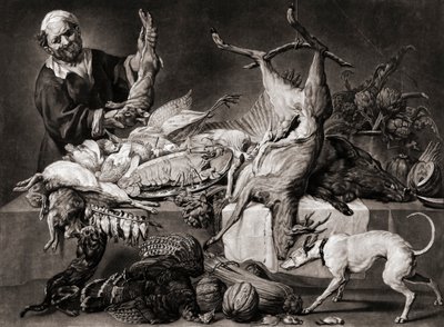 La Despensa. Siglo XVIII. de Joseph (after) Farington