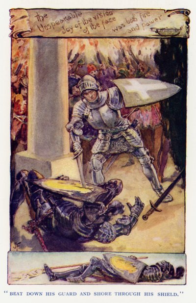 Ilustración para Sir Knight of the Splendid Way de Joseph (after) Finnemore