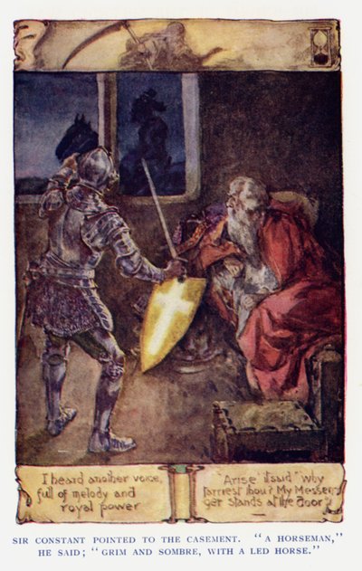 Ilustración para Sir Knight of the Splendid Way de Joseph (after) Finnemore