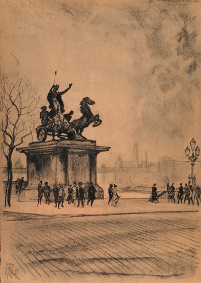 Boadicea, Puente de Westminster de Joseph (after) Pennell