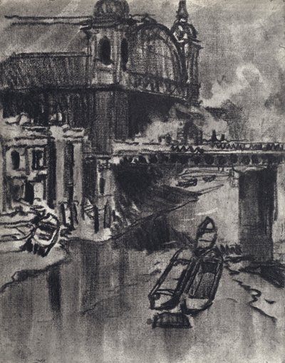 Estación de Cannon Street de Joseph (after) Pennell