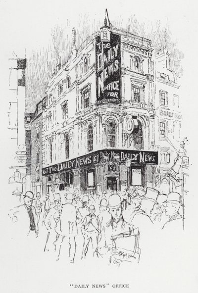 Oficina del "Daily News" de Joseph (after) Pennell