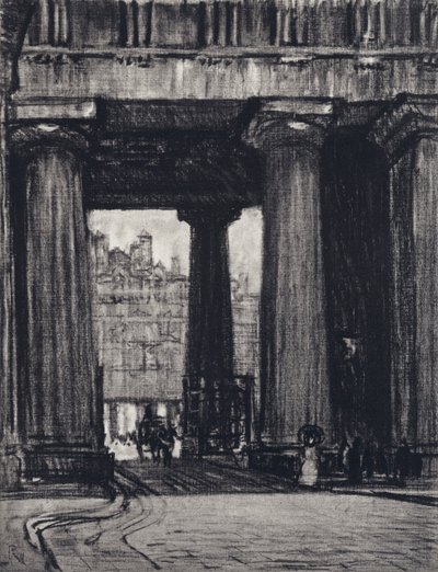 Estación de Euston de Joseph (after) Pennell