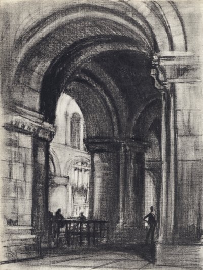 Tumba del Fundador, St Bartholomew the Great de Joseph (after) Pennell
