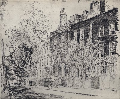 Great College Street de Joseph (after) Pennell