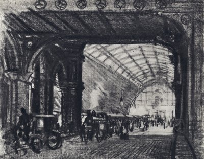 Estación de St Pancras de Joseph (after) Pennell