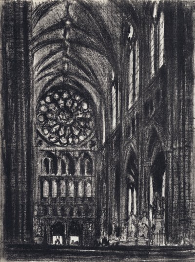 El Transepto, Westminster de Joseph (after) Pennell