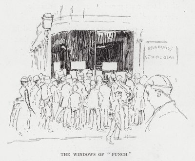 Las Ventanas de "Punch" de Joseph (after) Pennell