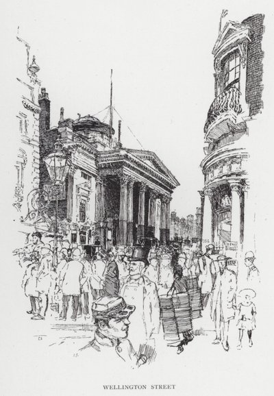 Wellington Street de Joseph (after) Pennell