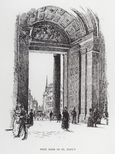 Puerta oeste de San Pablo de Joseph (after) Pennell