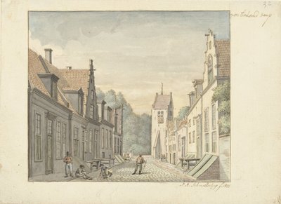 Calle en el pueblo de Oosterland en Duiveland
Pueblo de Oosterland (título en el objeto) de Joseph Adolf Schmetterling