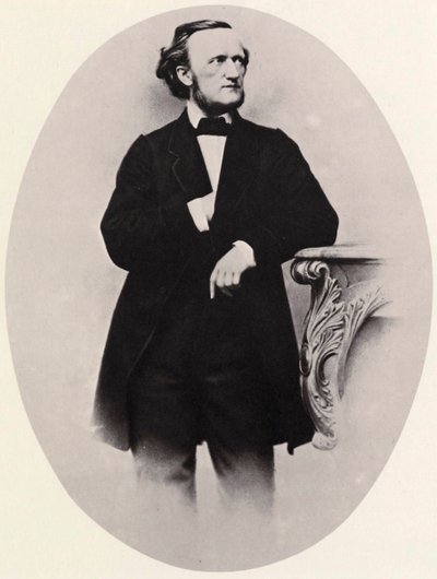 Richard Wagner, compositor alemán, 1864 de Joseph Albert