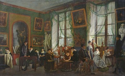 El estudio de Madame Haudebourt-Lescot de Joseph Albrier