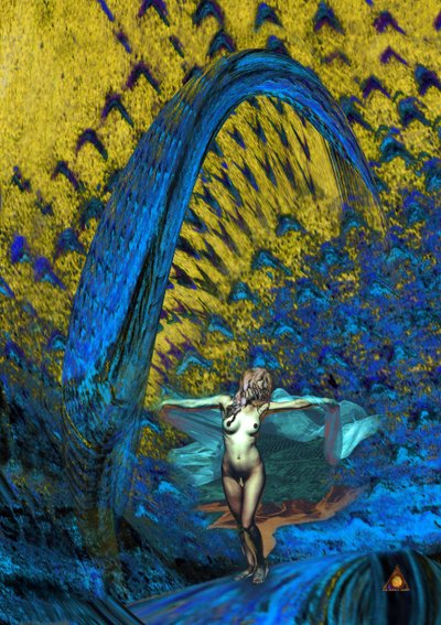 Arco azul de Joseph Angilella Auquier
