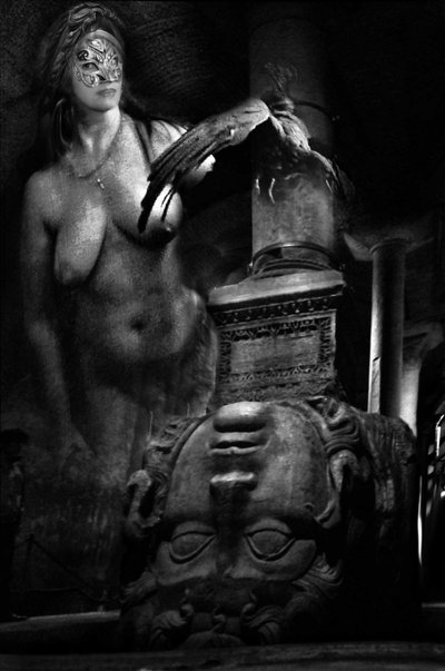 Dama con halcón de Joseph Angilella Auquier