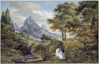 Paisaje arcádico de Joseph Anton Koch