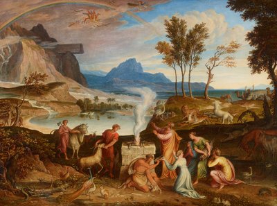 La ofrenda de agradecimiento de Noé de Joseph Anton Koch
