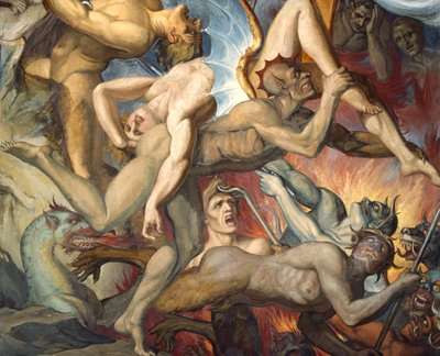 Los tormentos del infierno de Joseph Anton Koch
