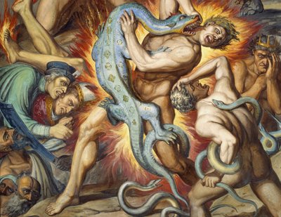 Los tormentos del infierno de Joseph Anton Koch