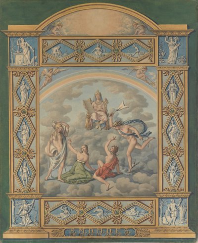 Calendario semanal, 1822 de Joseph Anton Koch