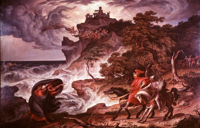 Macbeth y las brujas, 1835 de Joseph Anton Kock