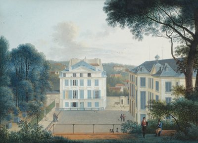 Casa de Buffon en el Jardín de las Plantas, París de Joseph August Knip