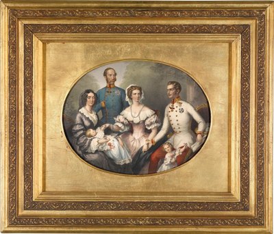 a familia del emperador de Austria de Joseph Bayer
