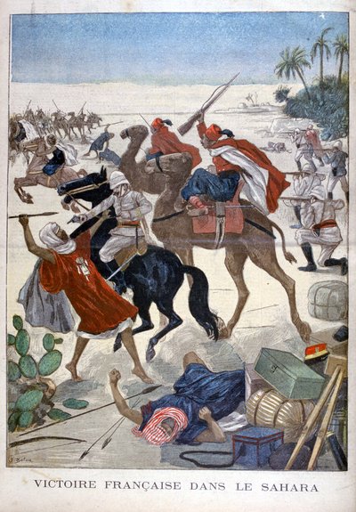 Victoria francesa en el Sahara, 1900 de Joseph Belon