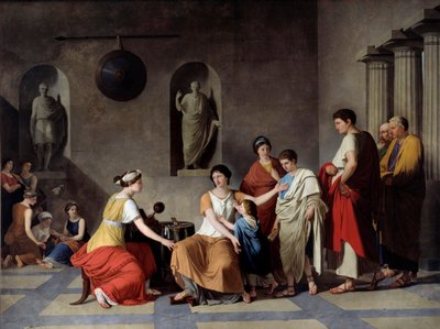 Roma antigua: Cornelia de Joseph Benoît Suvée