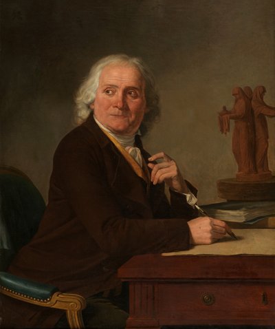 Retrato de Jean Durameau (óleo sobre lienzo) de Joseph Benoît Suvée