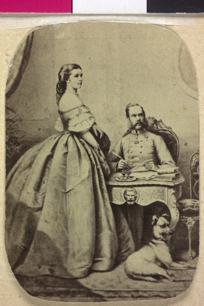 Francisco José I e Isabel de Austria de Joseph Bermann