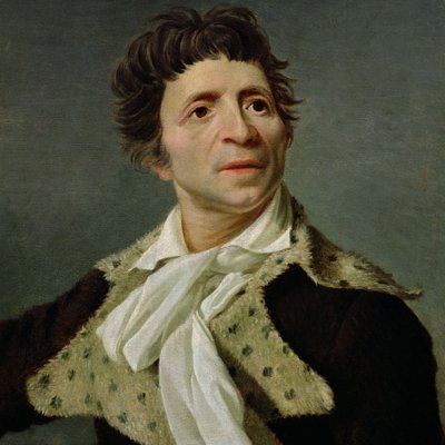 Francés: Portrait de Jean-Paul Marat (1743-1793), homme politique de Joseph Boze