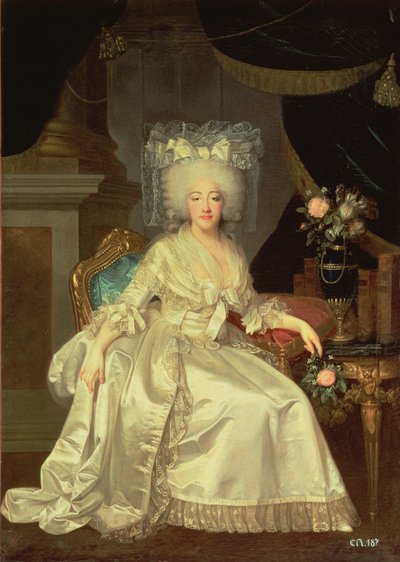 Retrato de Louise Marie Josephine de Savoie, Condesa de Provenza de Joseph Boze