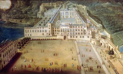 El palacio de Mónaco en 1732 de Joseph Bressan