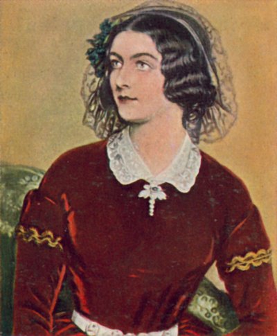 Lola Montez, bailarina irlandesa que llegó a ser amante del rey Luis I de Baviera (litografía en color) de Joseph Carl (after) Stieler