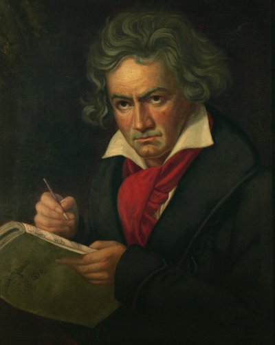 Ludwig van Beethoven ... (óleo sobre lienzo) de Joseph Carl Stieler