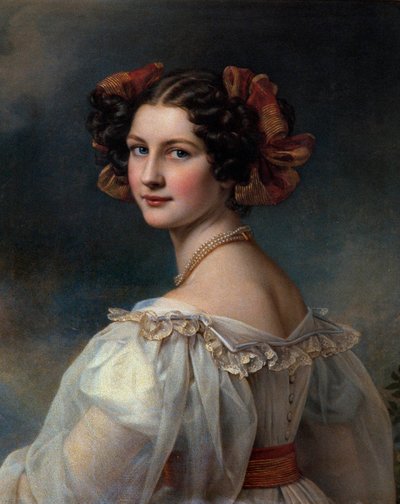 Retrato de Augustine de Joseph Carl Stieler