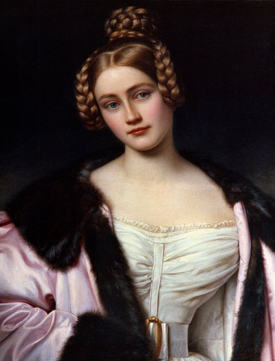 Retrato de Caroline Grafin de Joseph Carl Stieler
