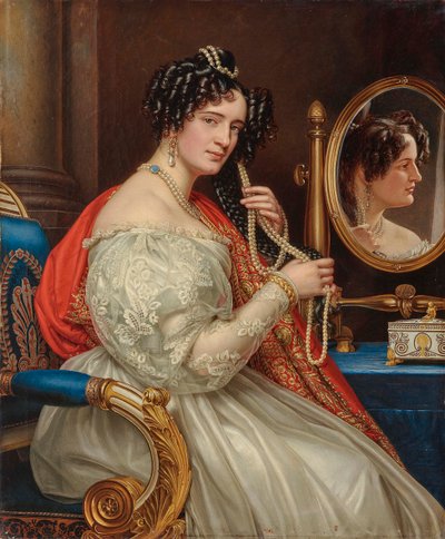 Retrato de la Condesa Sofia Kisseleff 1801-1875, nacida Potocka, 1834 de Joseph Carl Stieler