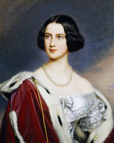 Retrato de María de Prusia de Joseph Carl Stieler